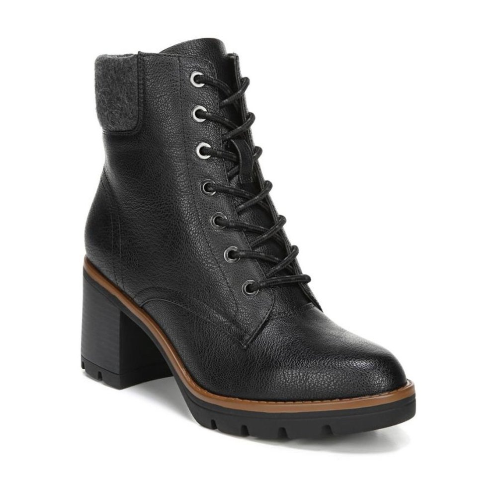 Naturalizer Madalynn 2 Almond Toe Block Heel Booties Size 8.5